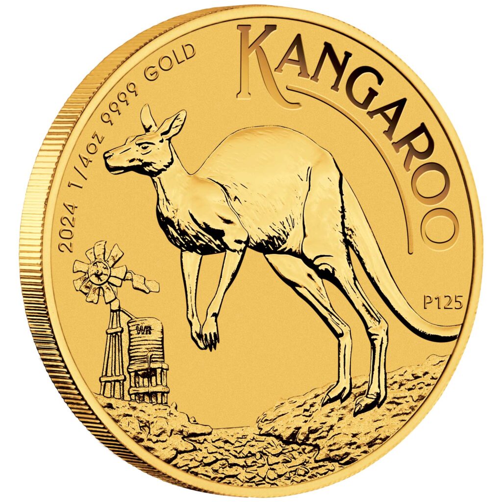 Australian Kangaroo 2024 1/4oz Gold Bullion Coin