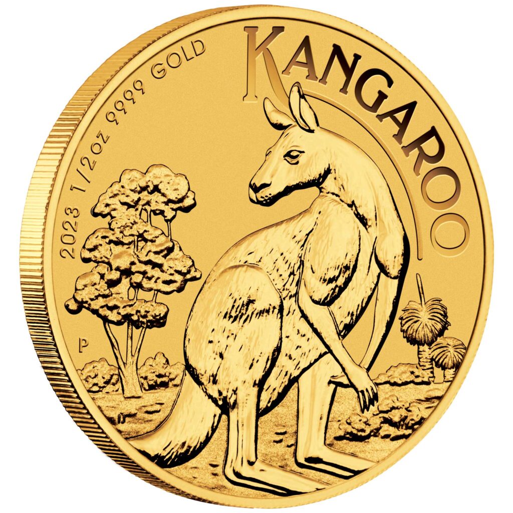 Australian Kangaroo 2023 1/2oz Gold Bullion Coin