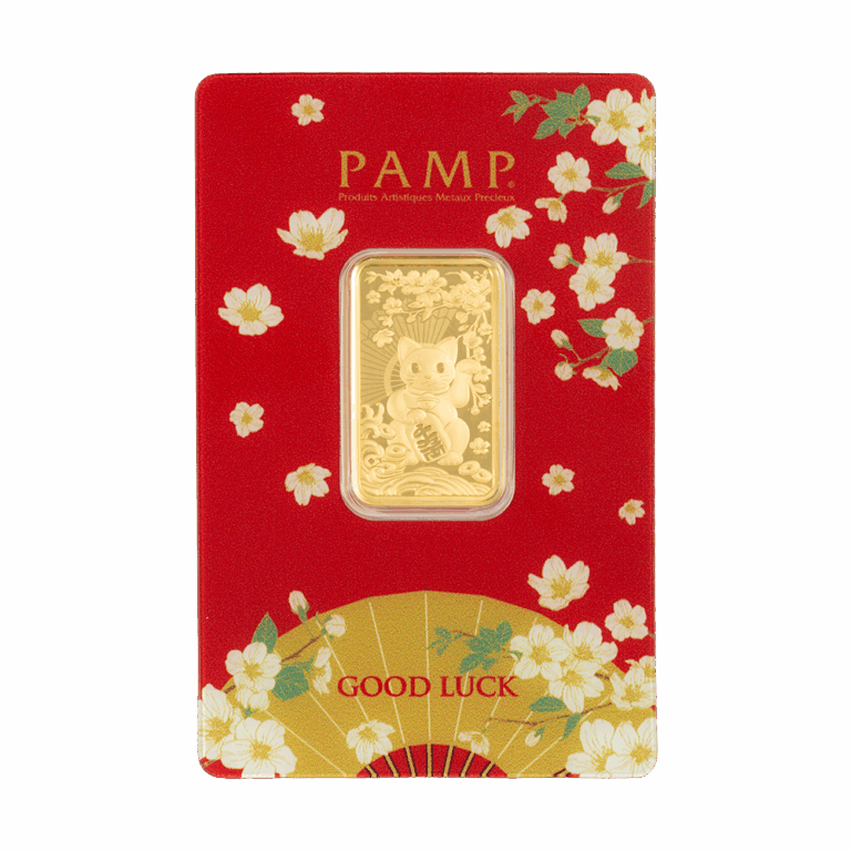 1/2oz Pure Gold Bar Maneki-Neko