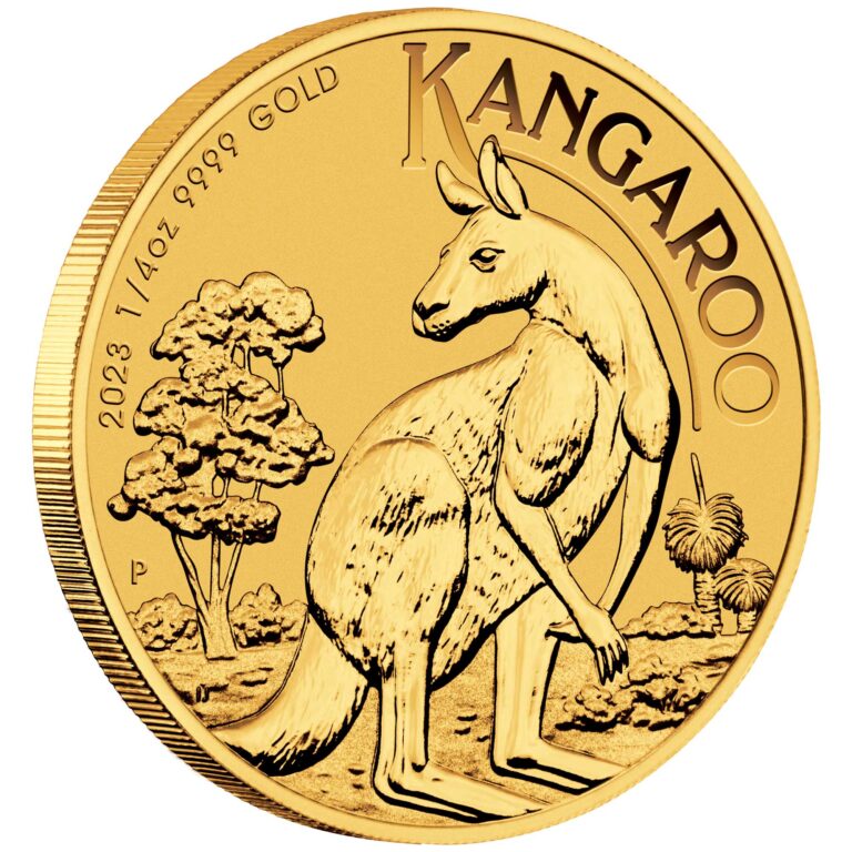 Australian Kangaroo 2023 1/4oz Gold Bullion Coin