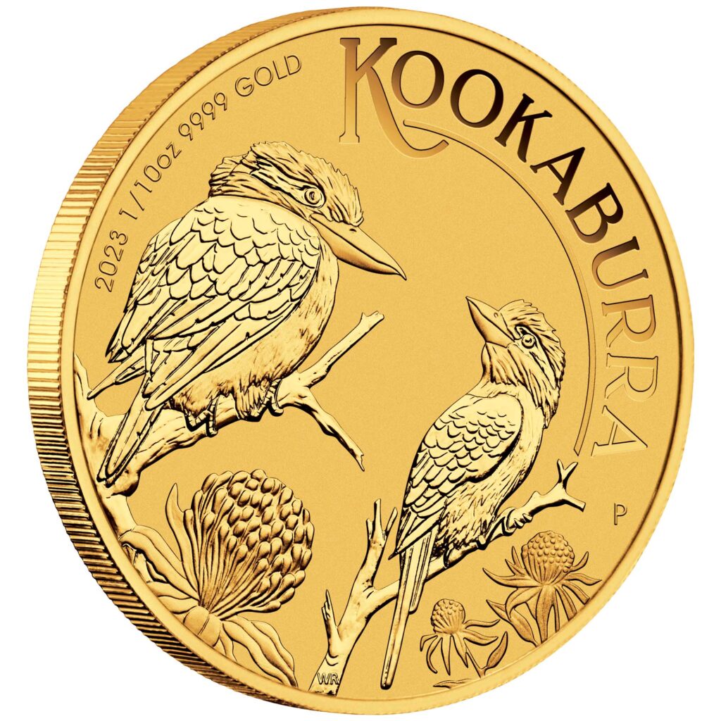 Australian Kookaburra 2023 1/10oz Gold Bullion Coin