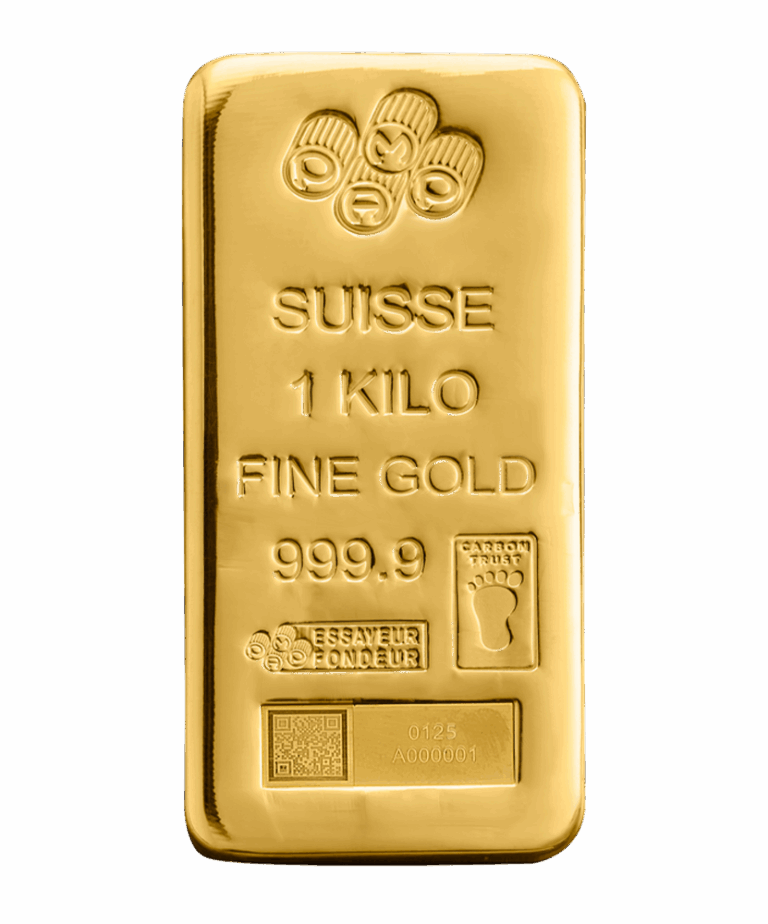 Gold Cast Bar Carbon Neutral and/or Carbon Measured – 1 Kg