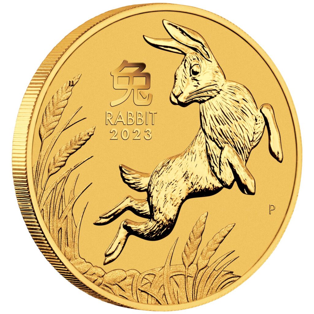 Australian Lunar Series III 2023 Year of the Rabbit 1oz Gold Bullion Coin