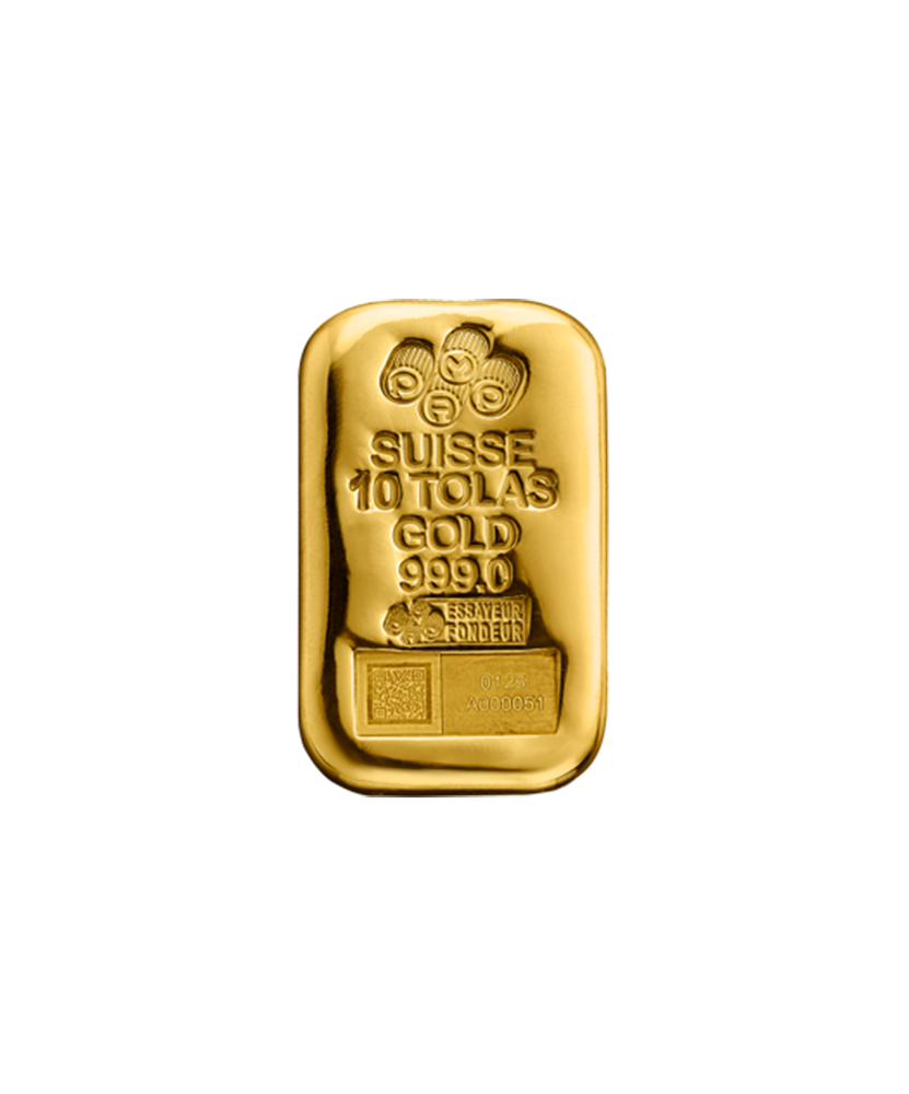 Gold Cast Bar – 10 Tolas