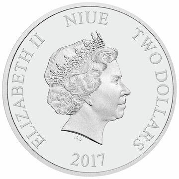 2017 2 Dollars – Elizabeth II (Copenhagen)