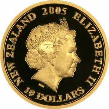 2005 10 Dollars – Elizabeth II (4th Portrait; 90th Anniversary of ANZAC)