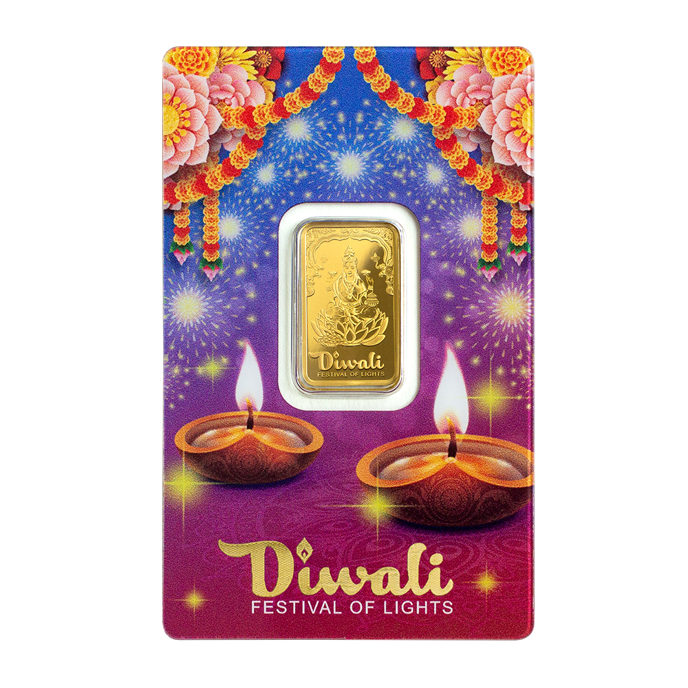 Diwali 2023 – Lakshmi 5g Pure Gold Bar