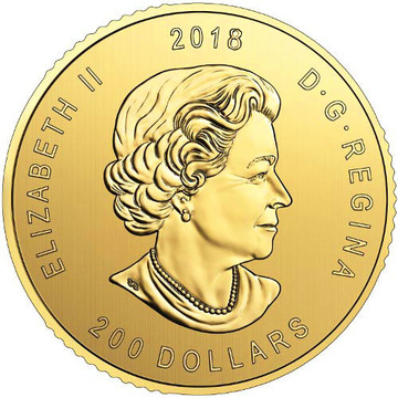 2018 200 Dollars – Elizabeth II (Golden Eagle)