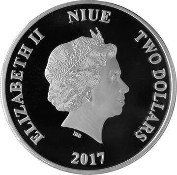 2017 2 Dollars – Elizabeth II (Rhyton)