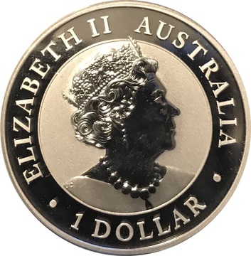 1 Dollar – Elizabeth II (6th Portrait – Australian Wedge-Tailed Eagle – Silver Bullion Coin)