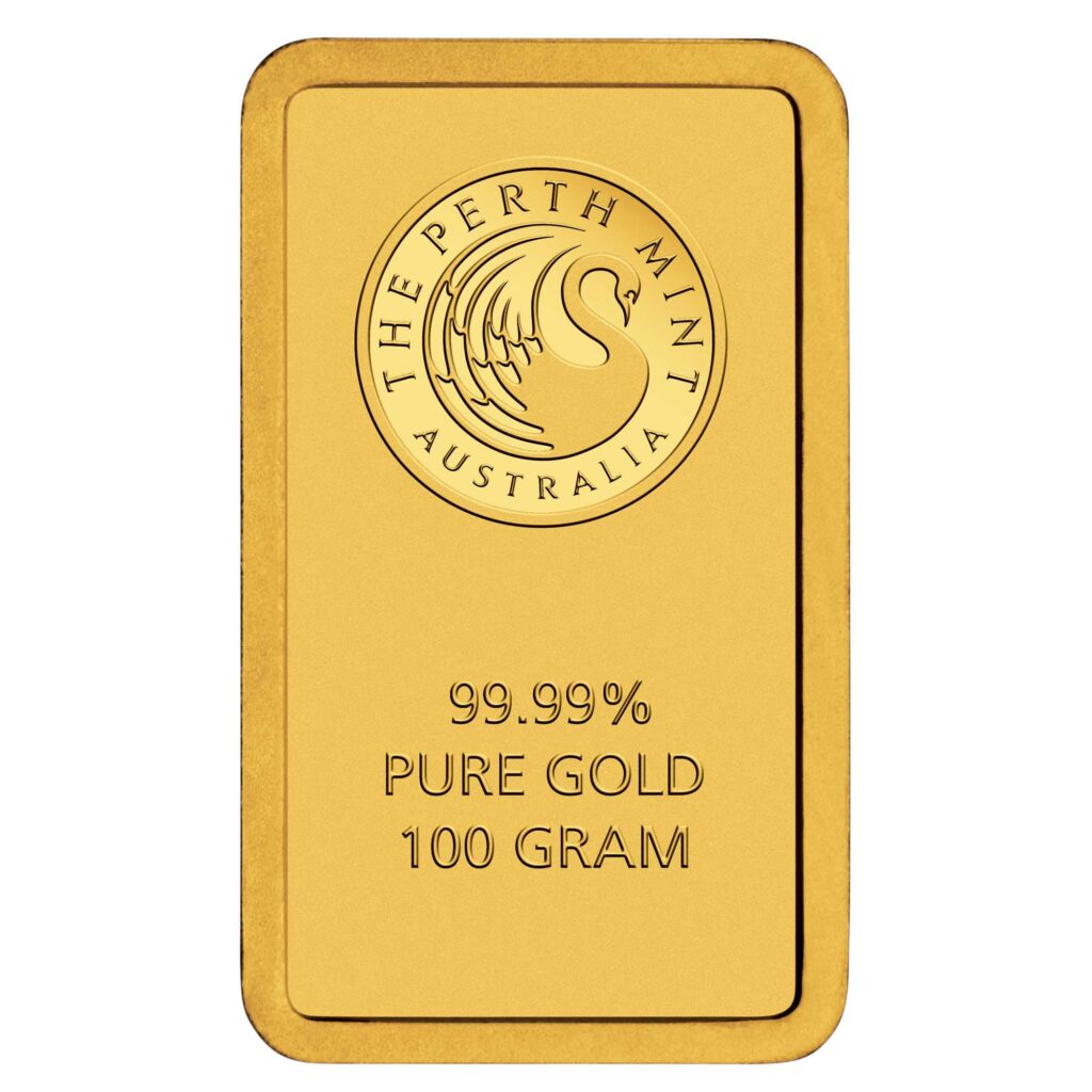Kangaroo 100g Gold Minted Bar