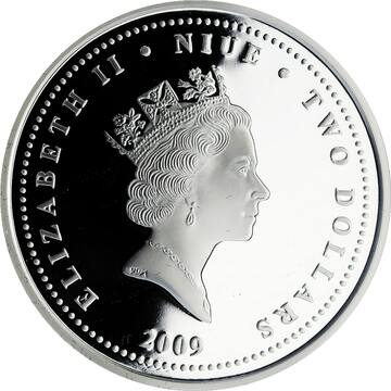 2009 2 Dollars – Elizabeth II (Rhyton)