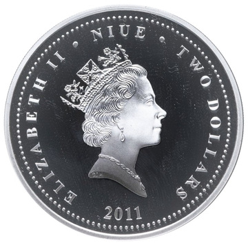 2011 2 Dollars – Elizabeth II (Calico Jack)