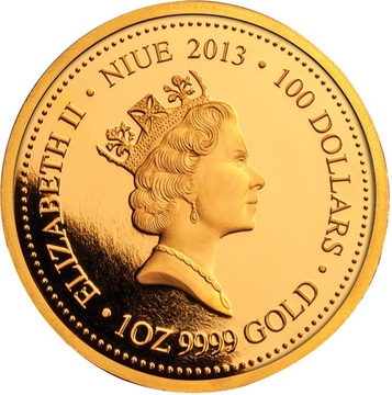 2013 100 Dollars – Elizabeth II (Tasmanian Devil)