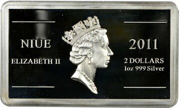 2011 2 Dollars – Elizabeth II (First space walk)
