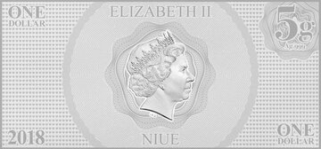 2018 1 Dollar – Elizabeth II (Snow White)