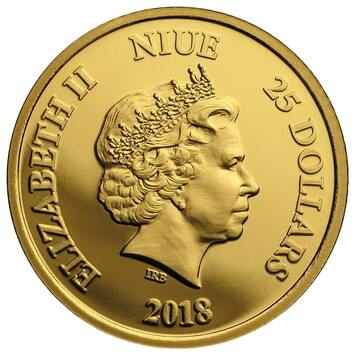 2018 25 Dollars – Elizabeth II (Jabba the Hutt)