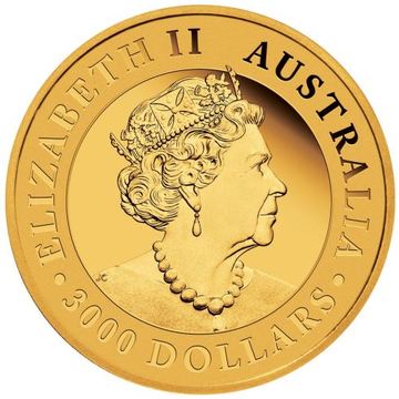 2019 3000 Dollars – Elizabeth II (6th Portrait – Australian Wedge-Tailed Eagle)