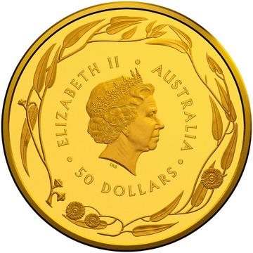 2016-2020 50 Dollars – Elizabeth II (4th Portrait – Gold Bullion Coin)