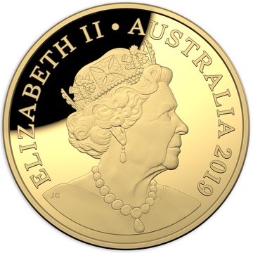 2019 200 Dollars – Elizabeth II (6th Portrait – Australian Coinage Portrait – Gold Proof)