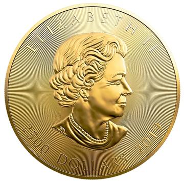 2019 2500 Dollars – Elizabeth II (Gold Maple Leaf)