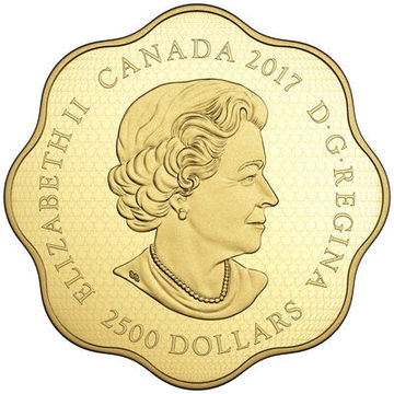 2017 2500 Dollars – Elizabeth II (Year of the Rooster)