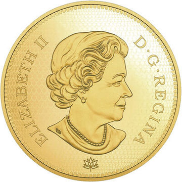2017 2500 Dollars – Elizabeth II (First Canadian Gold Coin)