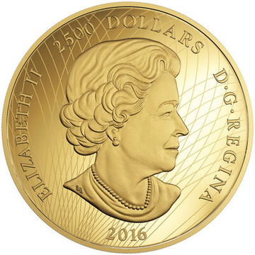 2016 2500 Dollars – Elizabeth II (In the Eyes of the Spirit Bear)