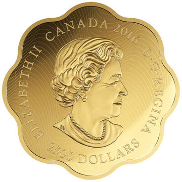 2016 2500 Dollars – Elizabeth II (Year of the Monkey)