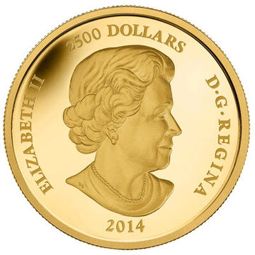 2014 2500 Dollars – Elizabeth II (Year of the Horse)