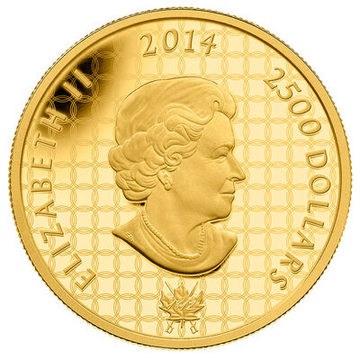 2014 2500 Dollars – Elizabeth II (The Battle of Lundy’s Lane)