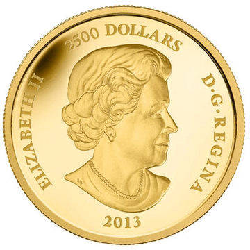 2013 2500 Dollars – Elizabeth II (Canada’s Arctic Landscape)