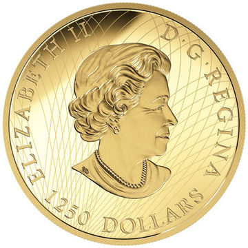 2016 1250 Dollars – Elizabeth II (Roaring Grizzly Bear)