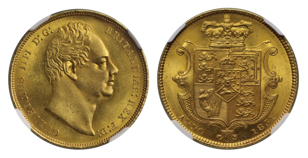 1831 William IV Full Gold Sovereign Coin