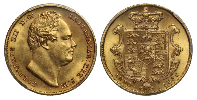 1836 William IV Full Gold Sovereign Coin
