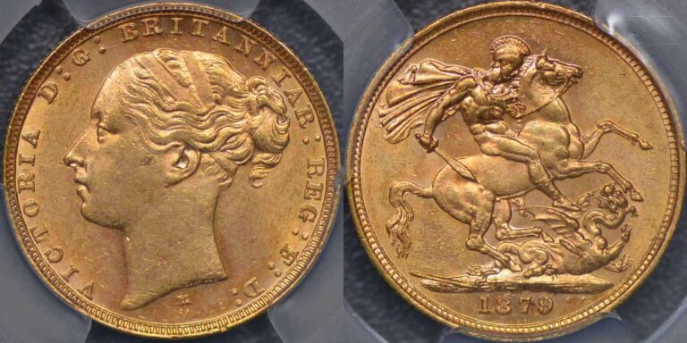 1879 Victoria Full Gold Sovereign Coin
