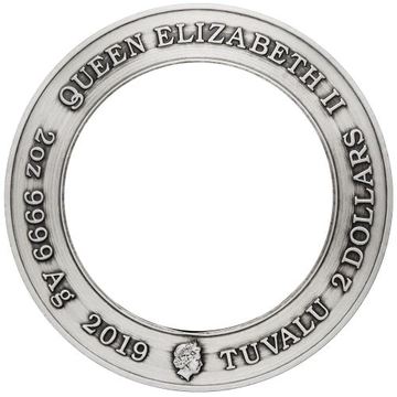 2 Dollars – Elizabeth II (Starfleet Command Emblem: Holey Dollar)