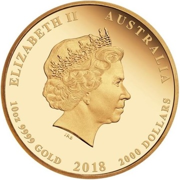 2018 2000 Dollars – Elizabeth II (4th Portrait – The Jewelled Phoenix)