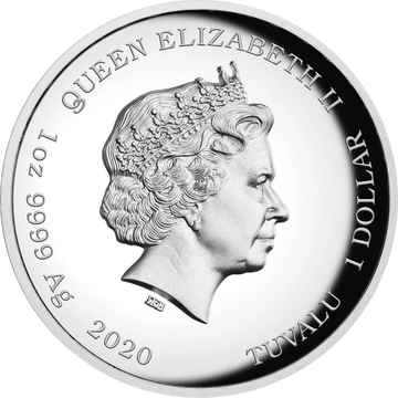1 Dollar – Elizabeth II (James Bond 007, gilded)