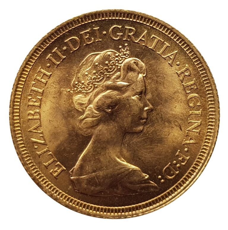 1974 Elizabeth II Half Gold Sovereign Coin