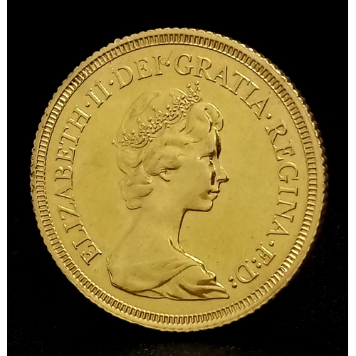 1976 Elizabeth II Full Gold Sovereign Coin