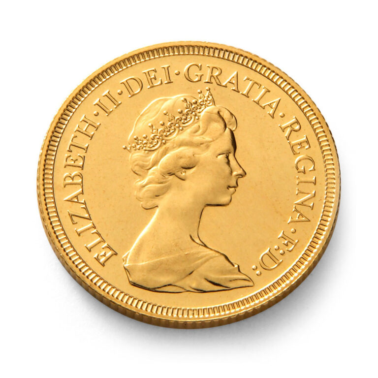 1977 Elizabeth II Half Gold Sovereign Coin