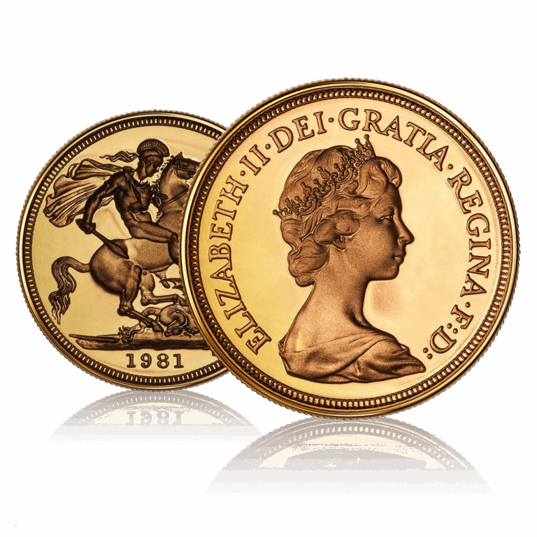 1981 Elizabeth II Full Gold Sovereign Coin