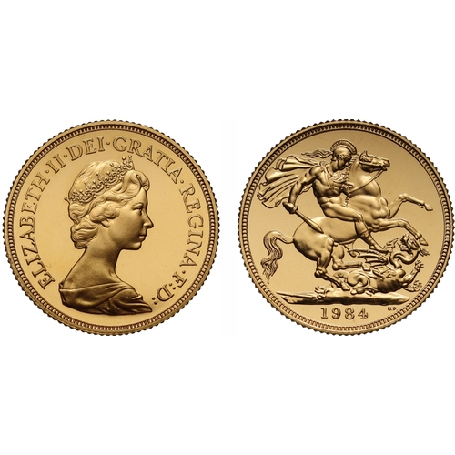 1984 Elizabeth II Full Gold Sovereign Coin
