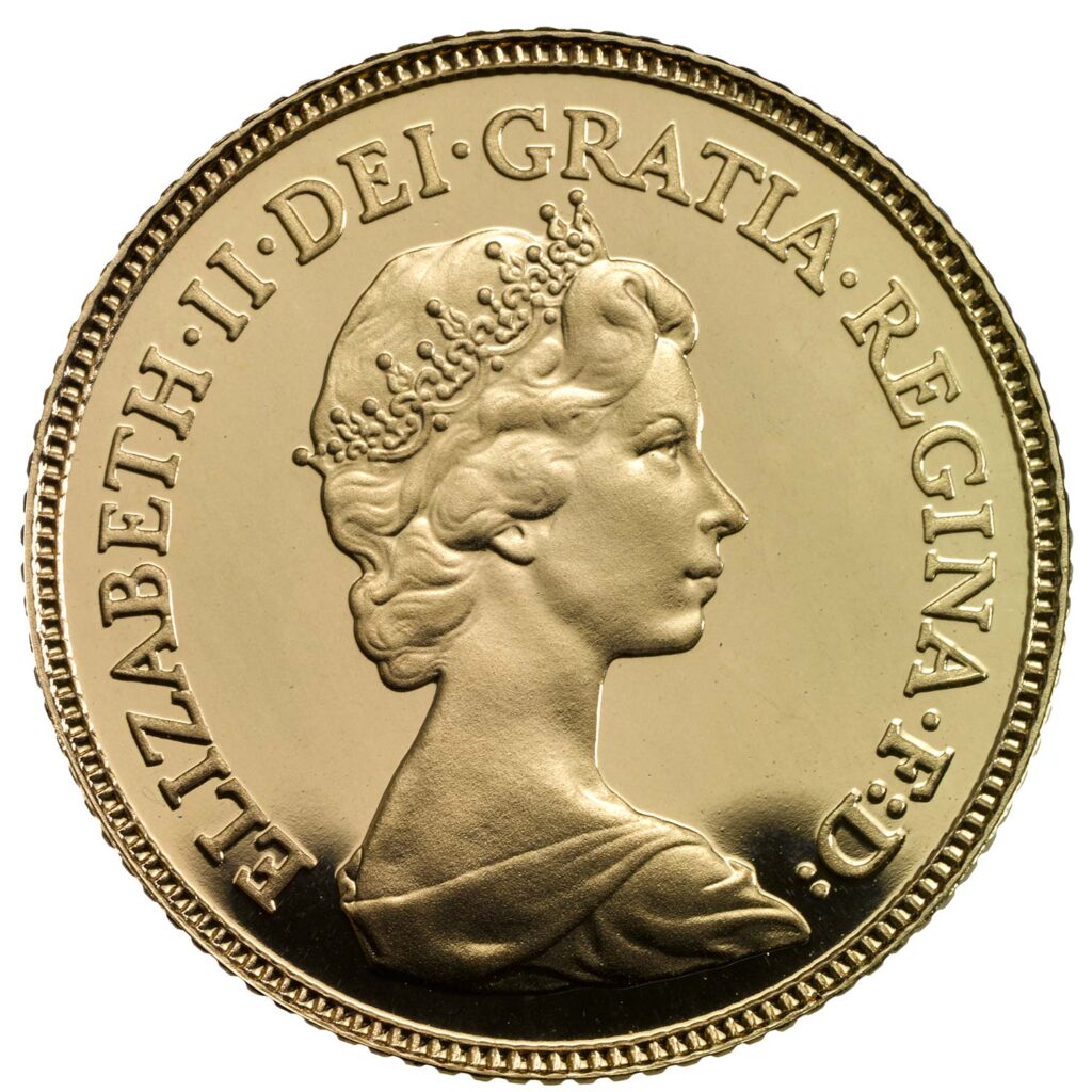 1984 Elizabeth II Half Gold Sovereign Coin