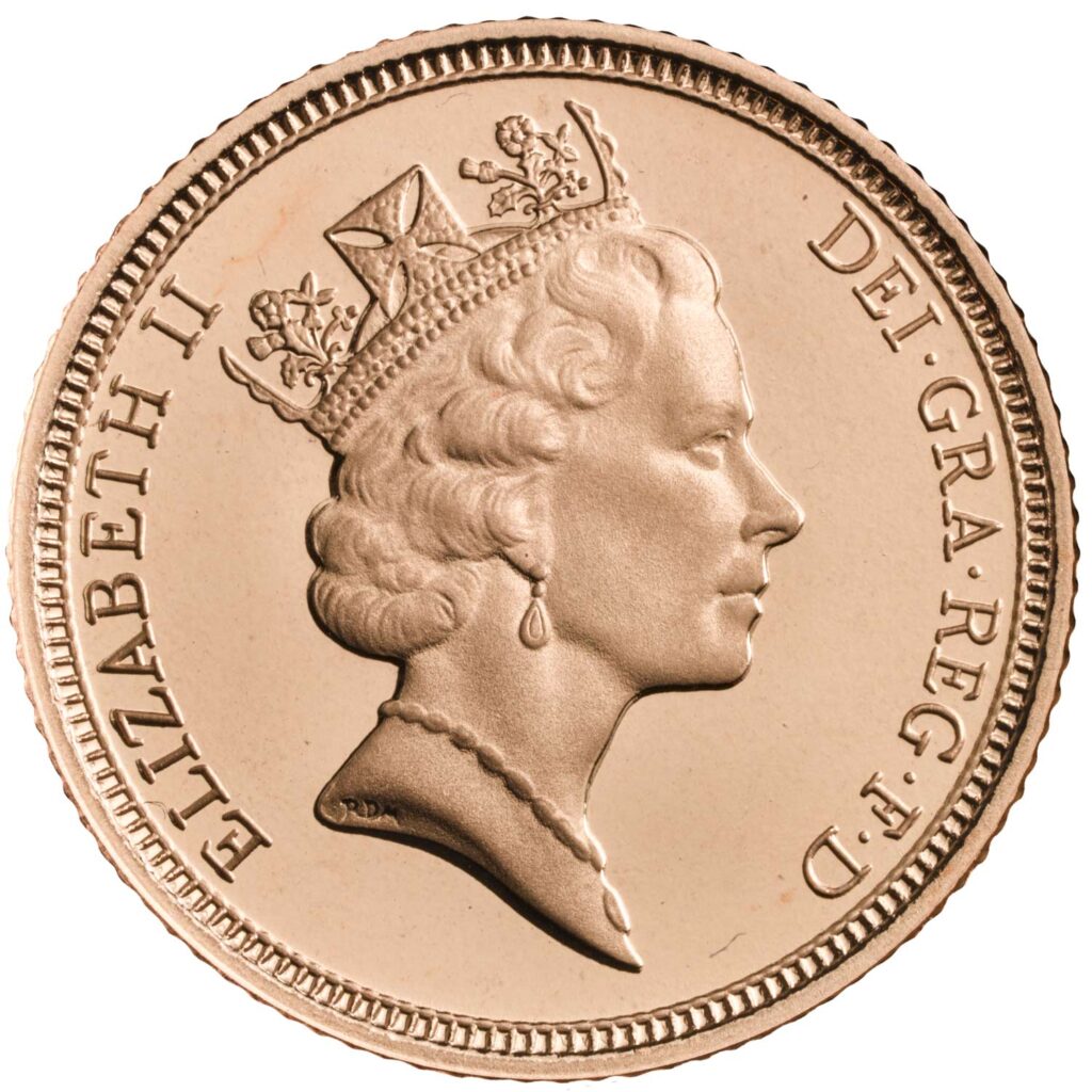 1993 Elizabeth II Half Gold Sovereign Coin