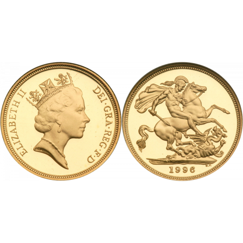 1996 Elizabeth II Full Gold Sovereign Coin