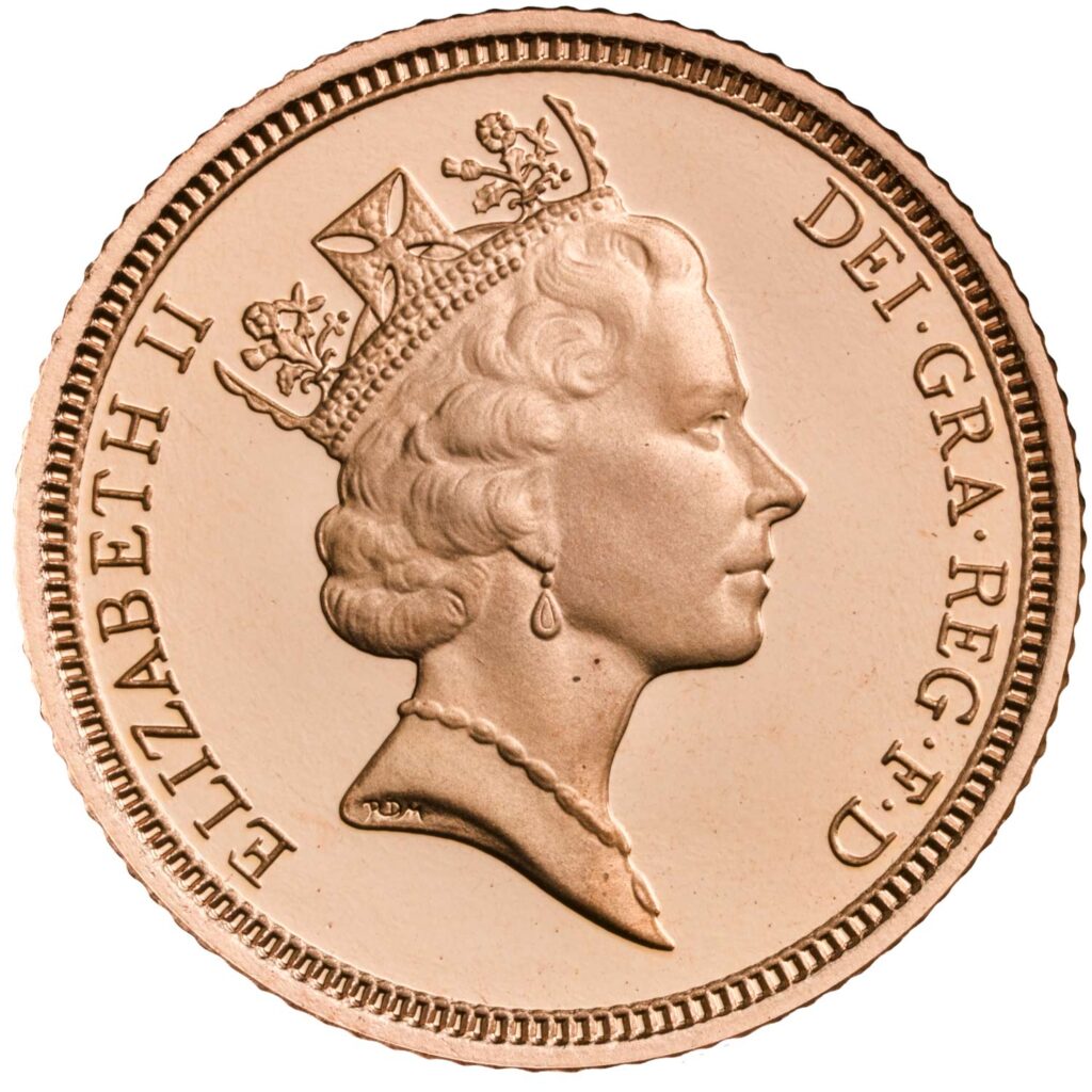 1996 Elizabeth II Half Gold Sovereign Coin