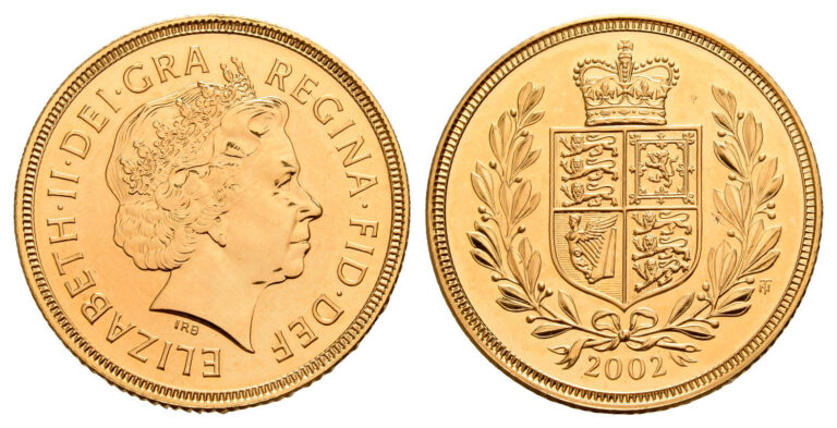 2002 Elizabeth II Half Gold Sovereign Coin
