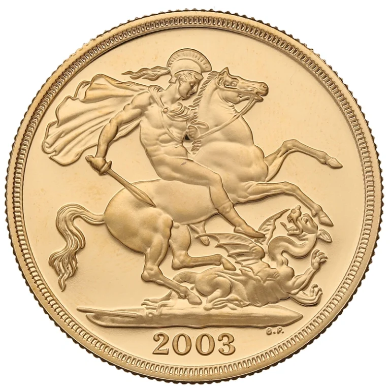 2003 Elizabeth II Double Gold Sovereign Coin